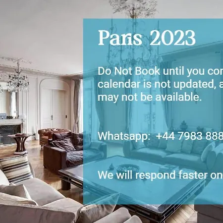 Tour Eiffel Apt For Families Daire
